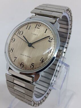 VINTAGE 1979 Timex Marlin 27139 02479 Men's 35mm Manual Wind Watch